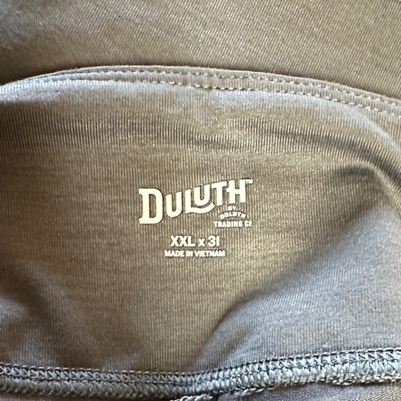 Duluth Trading Co Women’s NoGA Relaxed Boot Cut Charcoal Stretch Pants XXL x 31 - Picture 2 of 9